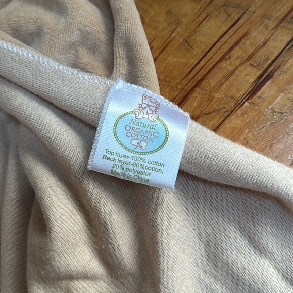 Set of two Organic cotton velour fitted crib or changing table sheets - Picture 5 of 9